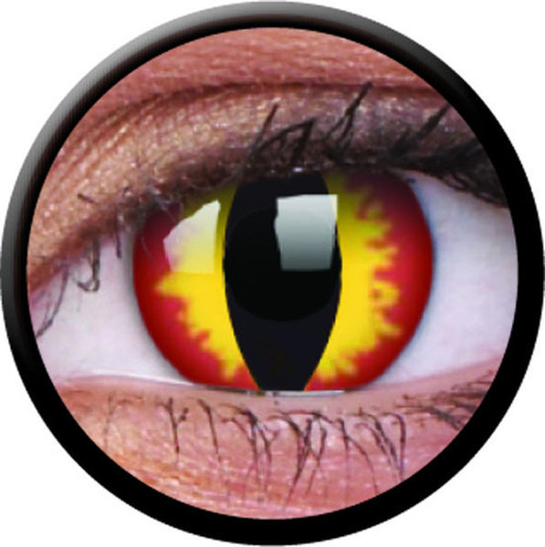 ColourVue CRAZY ČOČKY - Dragon Eyes (2 ks tříměsíční) - nedioptrické - exp. 11/2023