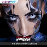 ColourVue CRAZY ČOČKY - WhiteOut (2 ks tříměsíční) - dioptrické - exp. 12/2024