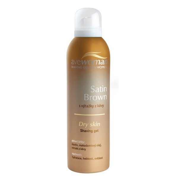 AVEWOMAN Satin brown - gel na holení pro ženy 150 ml