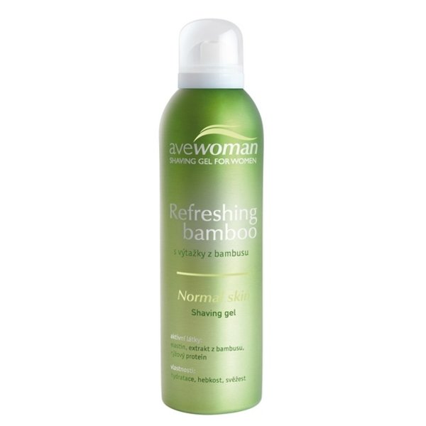 AVEWOMAN Refreshing bamboo - gel na holení pro ženy 150 ml