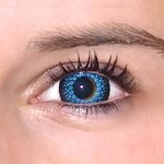 ColourVue Eyelush - Blue (2 čočky tříměsíční) - nedioptrické