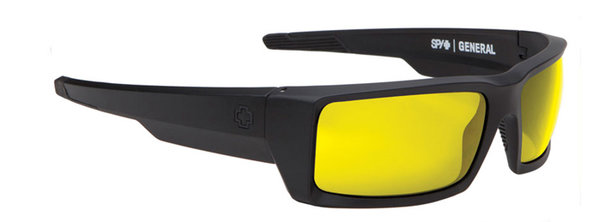 SPY sluneční brýle GENERAL Matte Black Yellow